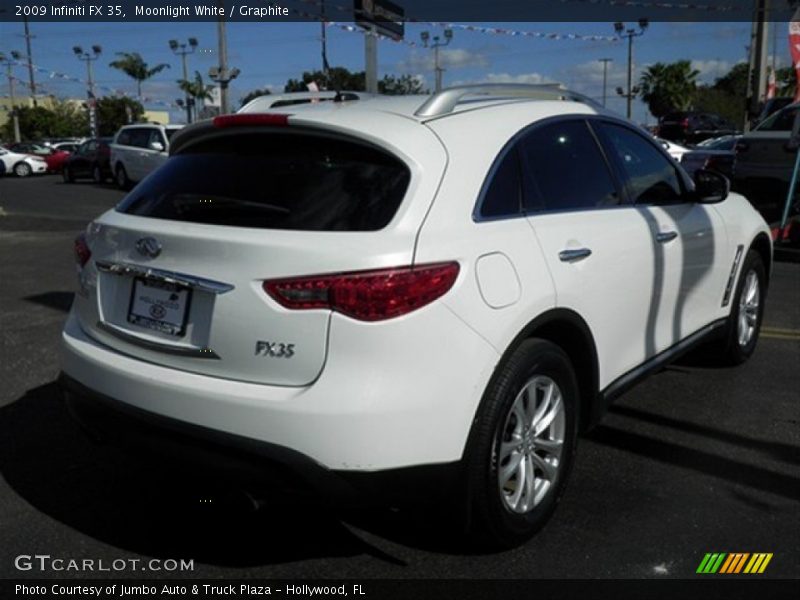 Moonlight White / Graphite 2009 Infiniti FX 35