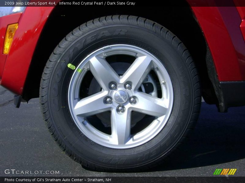 Inferno Red Crystal Pearl / Dark Slate Gray 2009 Jeep Liberty Sport 4x4