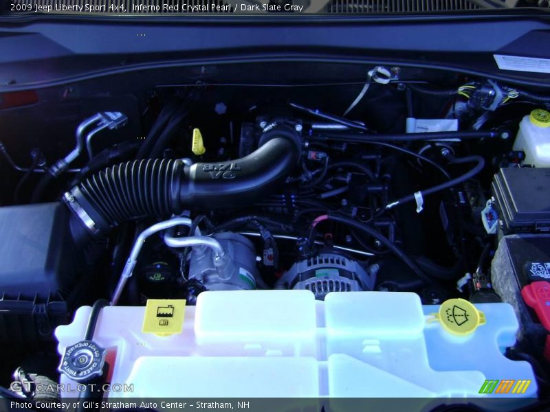 Inferno Red Crystal Pearl / Dark Slate Gray 2009 Jeep Liberty Sport 4x4