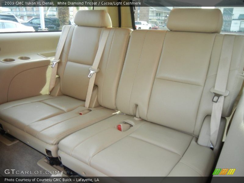 White Diamond Tricoat / Cocoa/Light Cashmere 2009 GMC Yukon XL Denali