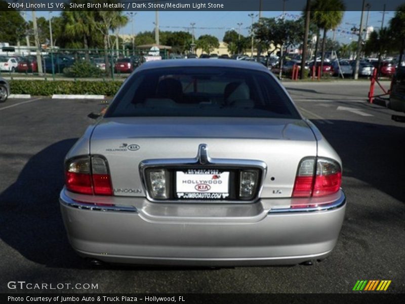 Silver Birch Metallic / Dark Stone/Medium Light Stone 2004 Lincoln LS V6