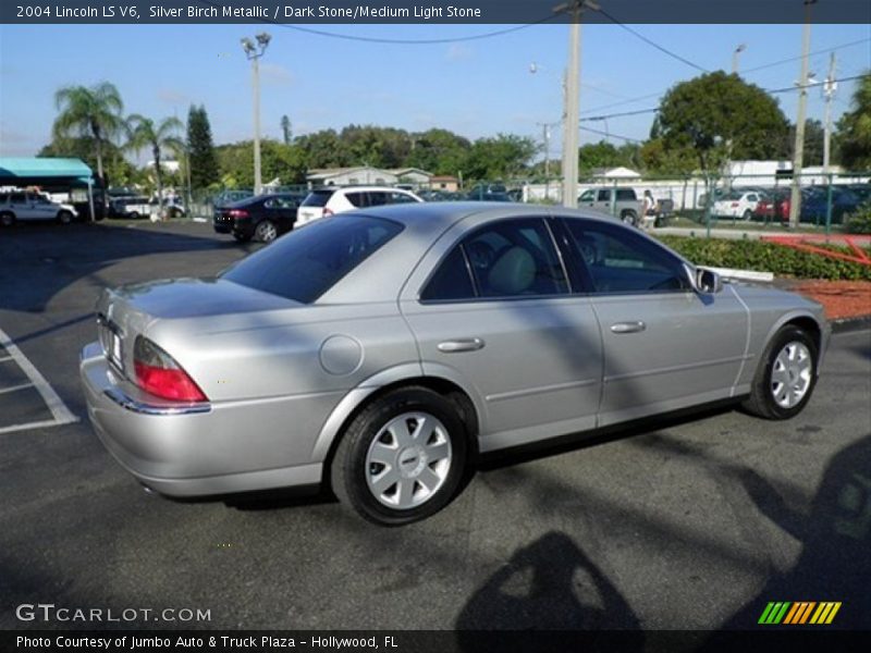 Silver Birch Metallic / Dark Stone/Medium Light Stone 2004 Lincoln LS V6