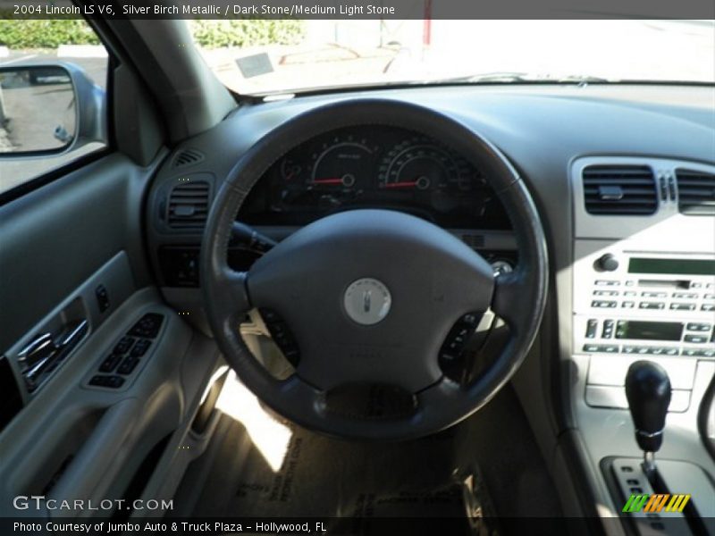 Silver Birch Metallic / Dark Stone/Medium Light Stone 2004 Lincoln LS V6