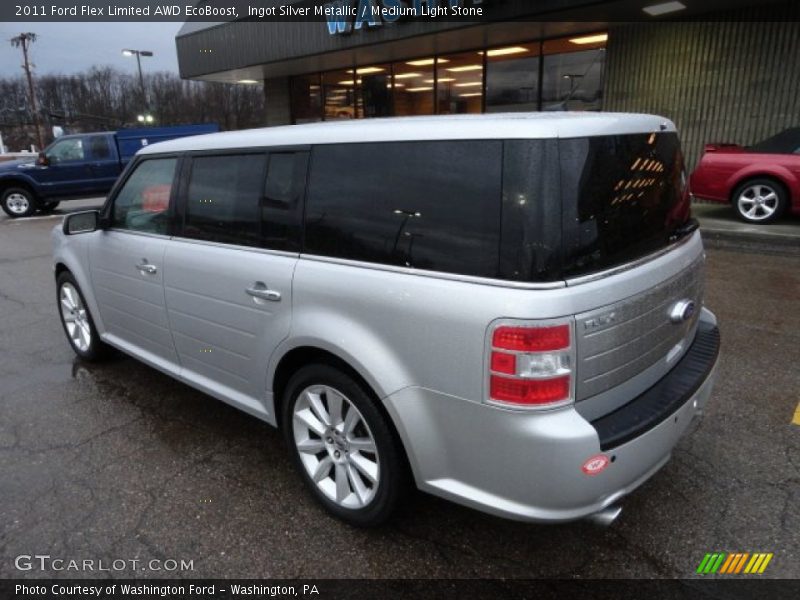 Ingot Silver Metallic / Medium Light Stone 2011 Ford Flex Limited AWD EcoBoost