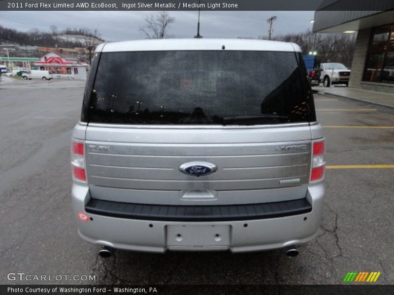 Ingot Silver Metallic / Medium Light Stone 2011 Ford Flex Limited AWD EcoBoost