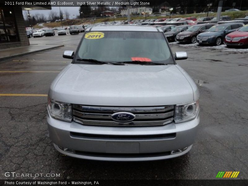 Ingot Silver Metallic / Medium Light Stone 2011 Ford Flex Limited AWD EcoBoost