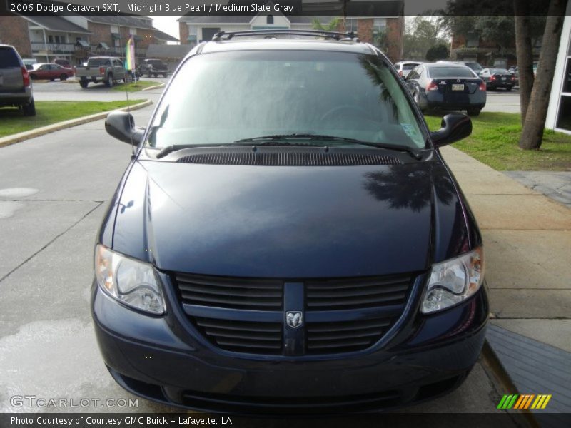 Midnight Blue Pearl / Medium Slate Gray 2006 Dodge Caravan SXT