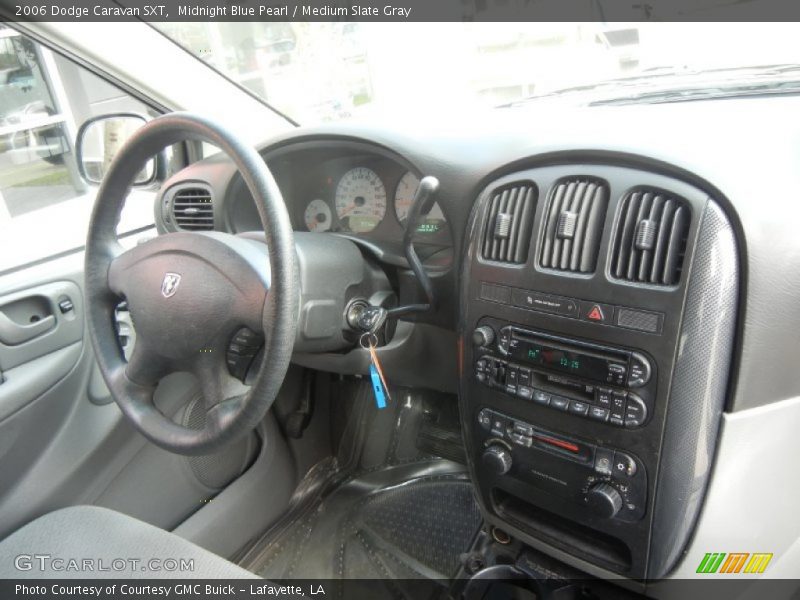 Midnight Blue Pearl / Medium Slate Gray 2006 Dodge Caravan SXT