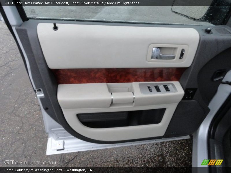 Ingot Silver Metallic / Medium Light Stone 2011 Ford Flex Limited AWD EcoBoost