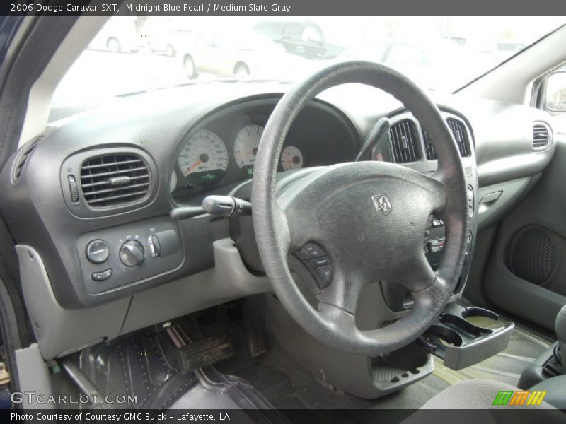 Midnight Blue Pearl / Medium Slate Gray 2006 Dodge Caravan SXT