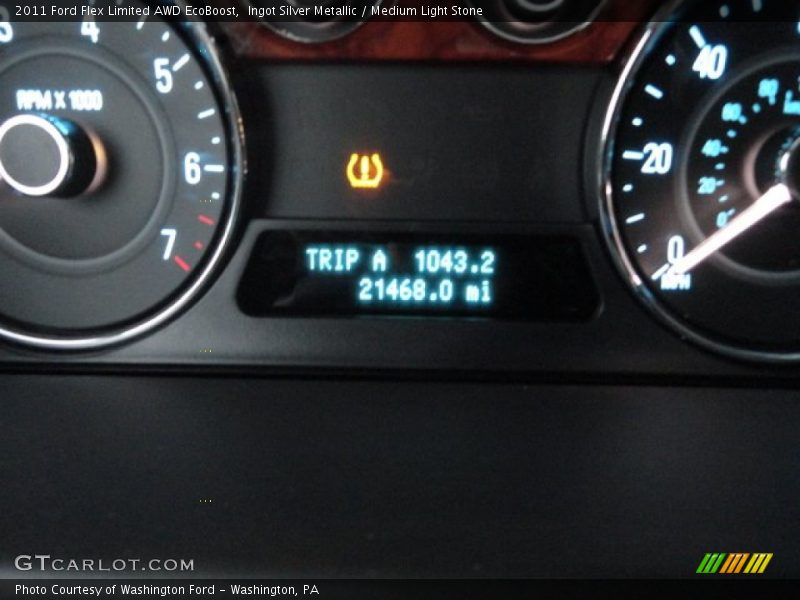 Ingot Silver Metallic / Medium Light Stone 2011 Ford Flex Limited AWD EcoBoost