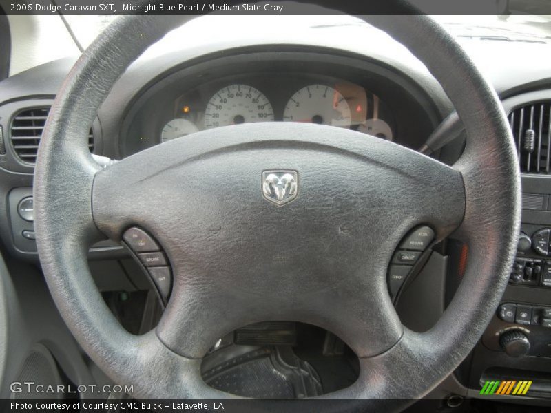 Midnight Blue Pearl / Medium Slate Gray 2006 Dodge Caravan SXT
