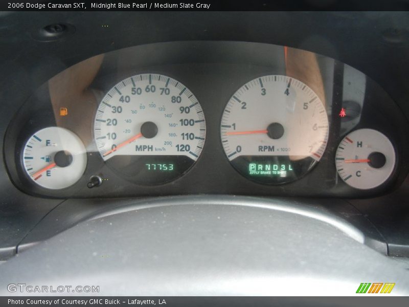 Midnight Blue Pearl / Medium Slate Gray 2006 Dodge Caravan SXT