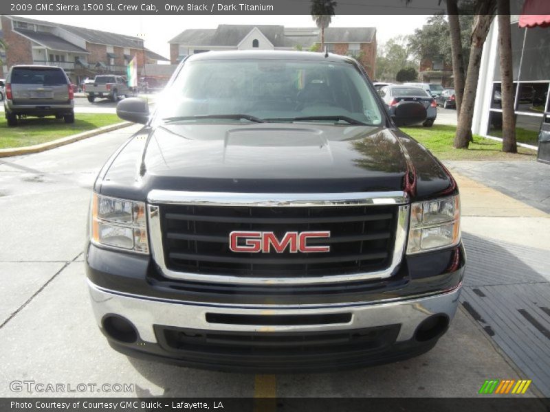 Onyx Black / Dark Titanium 2009 GMC Sierra 1500 SL Crew Cab