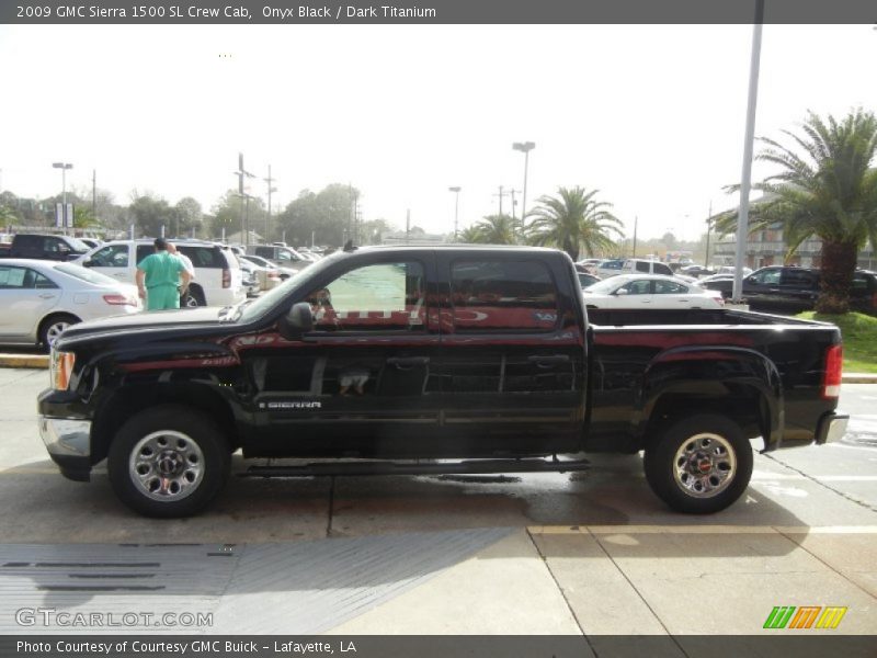 Onyx Black / Dark Titanium 2009 GMC Sierra 1500 SL Crew Cab