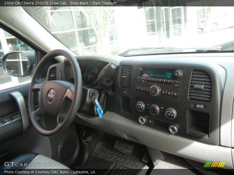 Onyx Black / Dark Titanium 2009 GMC Sierra 1500 SL Crew Cab