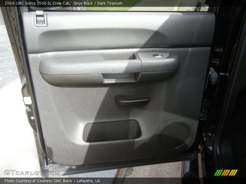 Onyx Black / Dark Titanium 2009 GMC Sierra 1500 SL Crew Cab