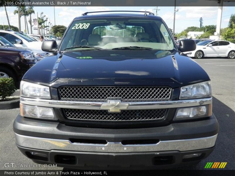 Black / Tan/Neutral 2006 Chevrolet Avalanche LS