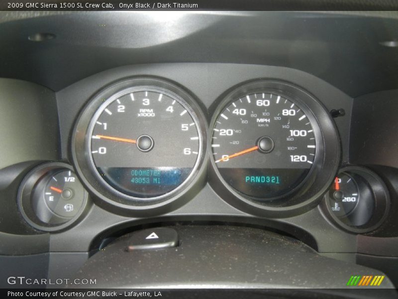 Onyx Black / Dark Titanium 2009 GMC Sierra 1500 SL Crew Cab