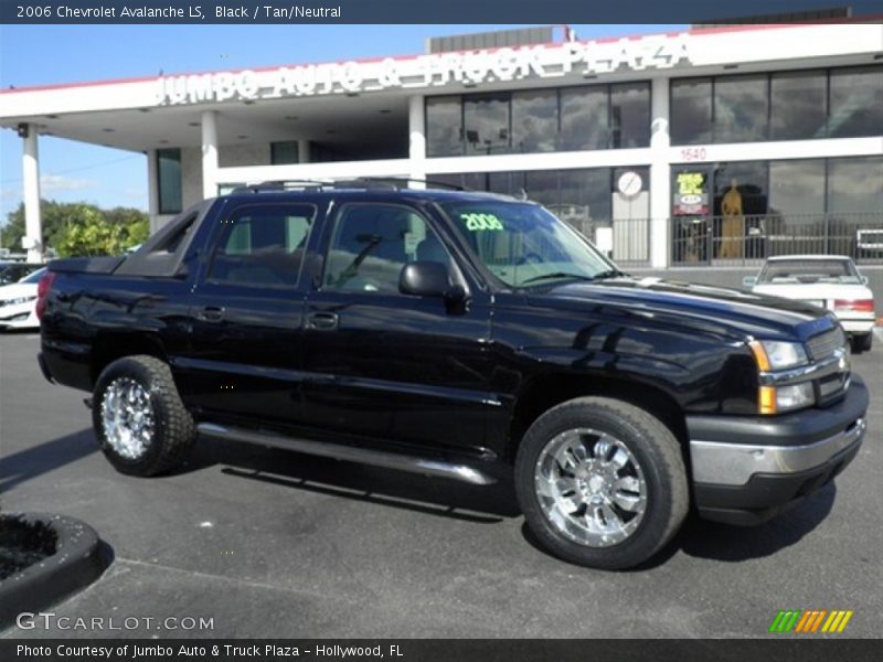 Black / Tan/Neutral 2006 Chevrolet Avalanche LS