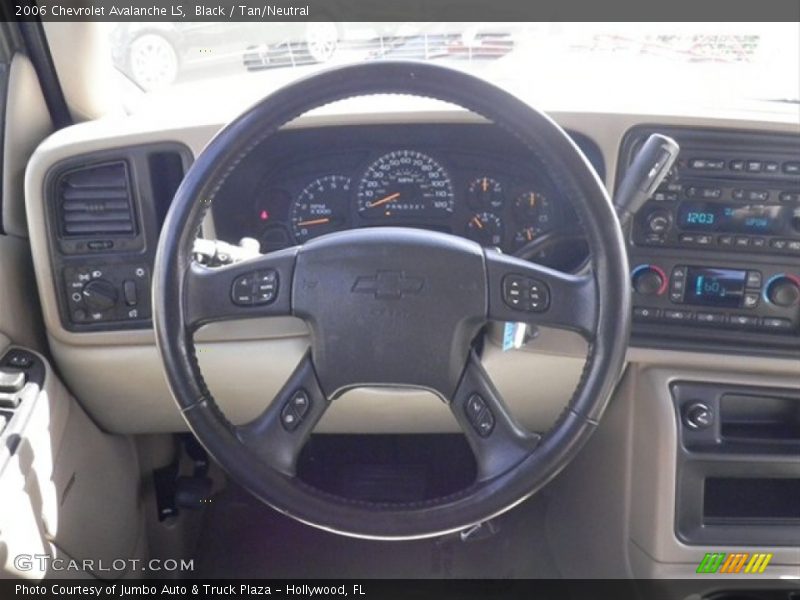 Black / Tan/Neutral 2006 Chevrolet Avalanche LS