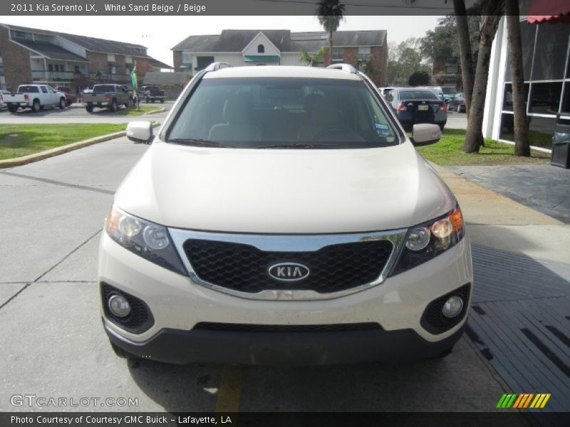 White Sand Beige / Beige 2011 Kia Sorento LX