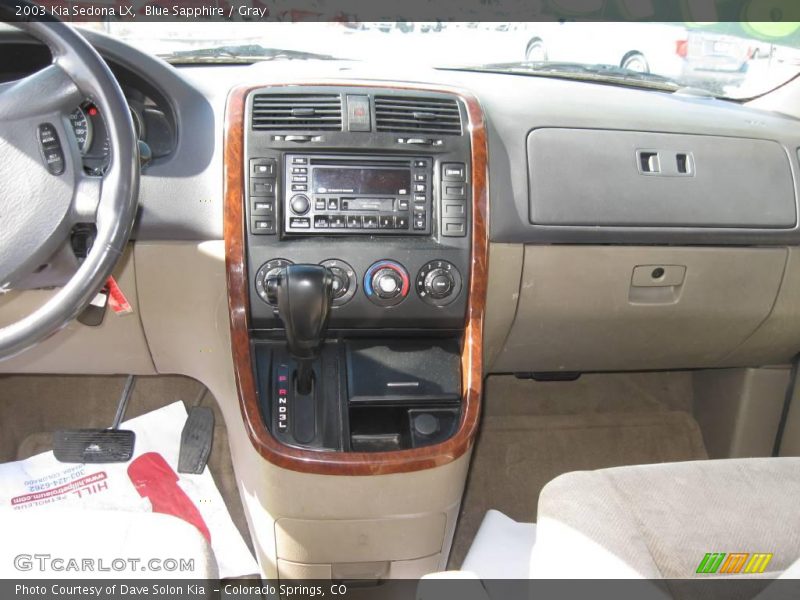 Blue Sapphire / Gray 2003 Kia Sedona LX