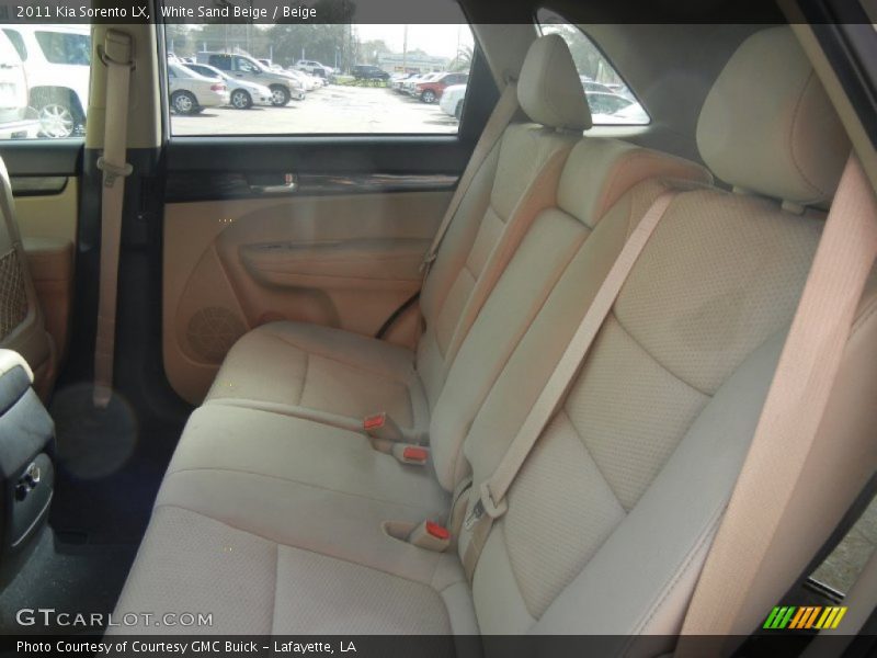 White Sand Beige / Beige 2011 Kia Sorento LX