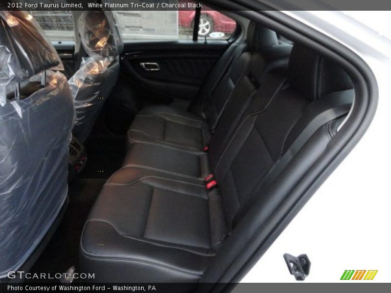White Platinum Tri-Coat / Charcoal Black 2012 Ford Taurus Limited