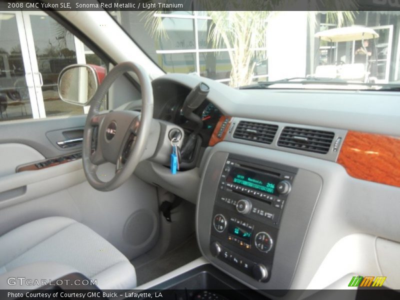 Sonoma Red Metallic / Light Titanium 2008 GMC Yukon SLE