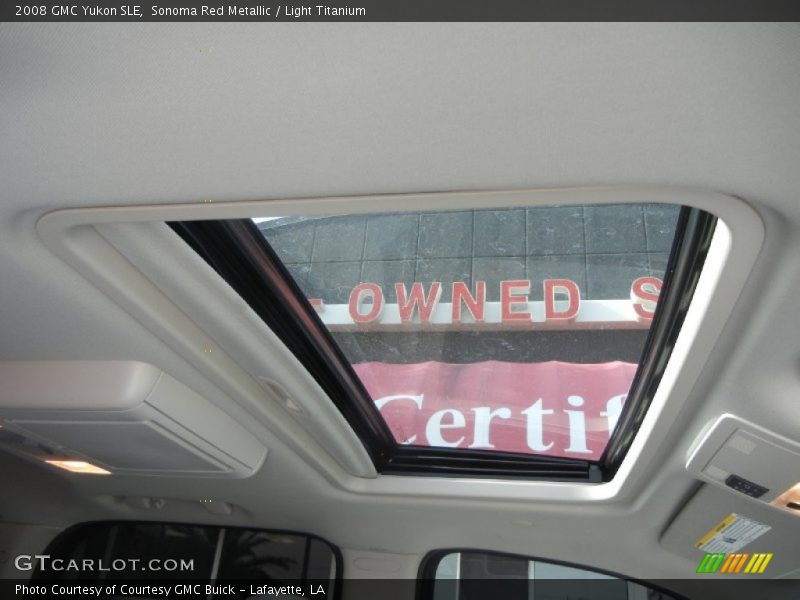 Sonoma Red Metallic / Light Titanium 2008 GMC Yukon SLE