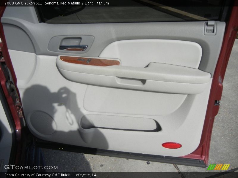 Sonoma Red Metallic / Light Titanium 2008 GMC Yukon SLE