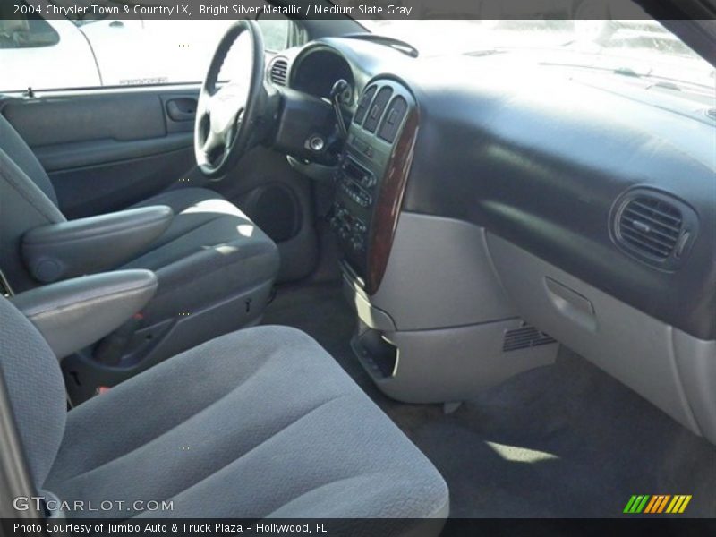 Bright Silver Metallic / Medium Slate Gray 2004 Chrysler Town & Country LX