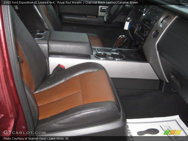  2009 Expedition EL Limited 4x4 Charcoal Black Leather/Caramel Brown Interior