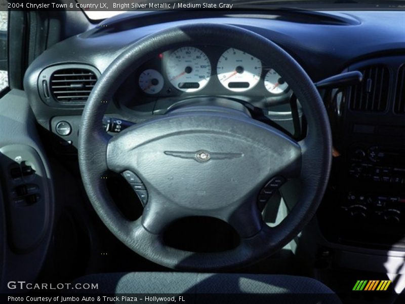 Bright Silver Metallic / Medium Slate Gray 2004 Chrysler Town & Country LX