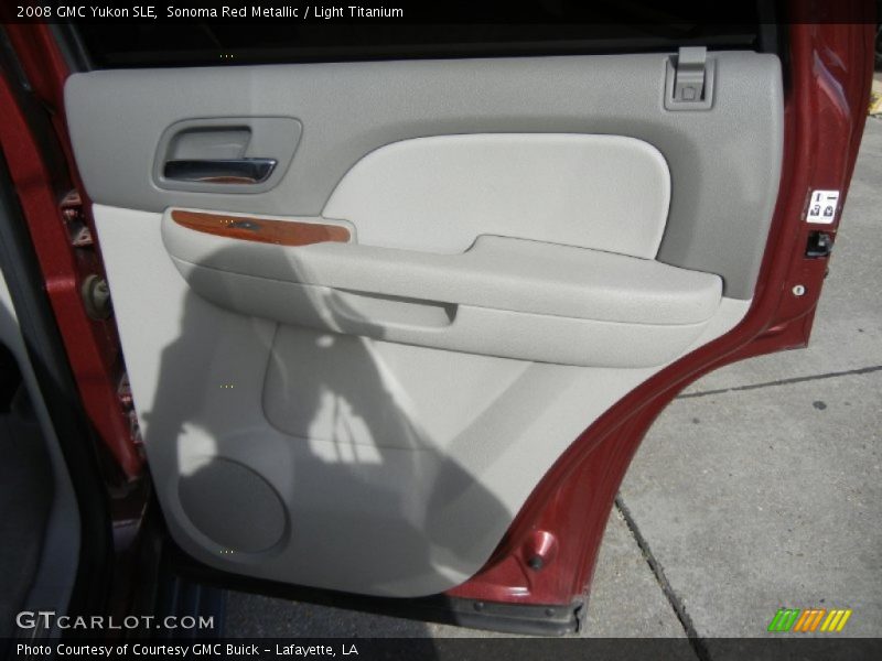 Sonoma Red Metallic / Light Titanium 2008 GMC Yukon SLE