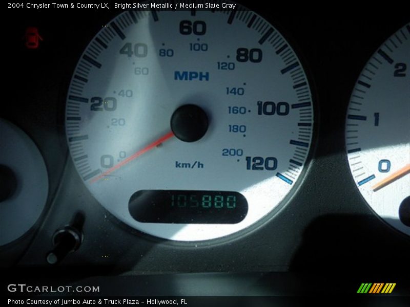 Bright Silver Metallic / Medium Slate Gray 2004 Chrysler Town & Country LX