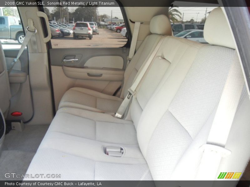 Sonoma Red Metallic / Light Titanium 2008 GMC Yukon SLE