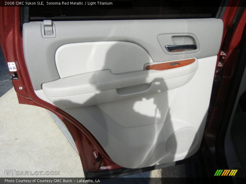Sonoma Red Metallic / Light Titanium 2008 GMC Yukon SLE