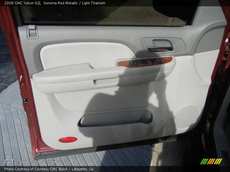 Sonoma Red Metallic / Light Titanium 2008 GMC Yukon SLE