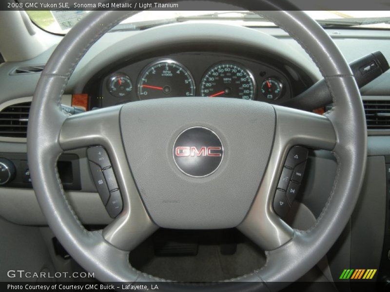 Sonoma Red Metallic / Light Titanium 2008 GMC Yukon SLE