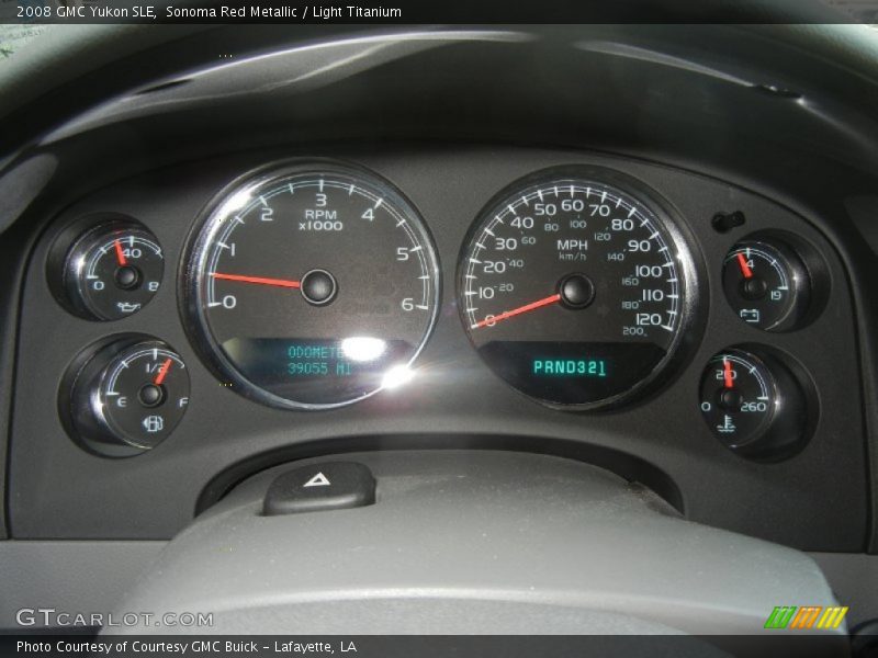 Sonoma Red Metallic / Light Titanium 2008 GMC Yukon SLE