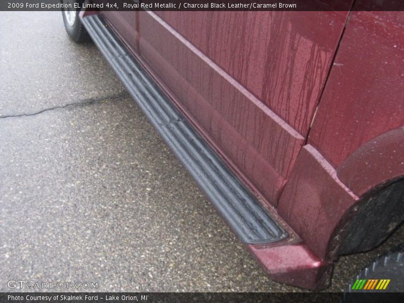 Royal Red Metallic / Charcoal Black Leather/Caramel Brown 2009 Ford Expedition EL Limited 4x4
