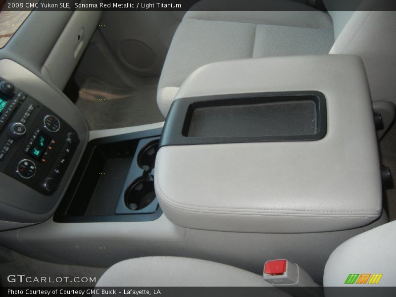 Sonoma Red Metallic / Light Titanium 2008 GMC Yukon SLE