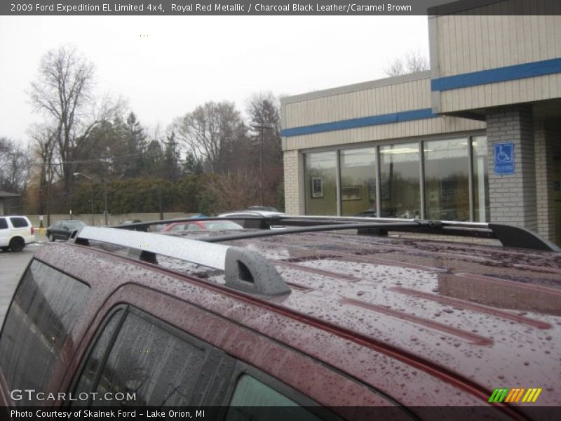 Royal Red Metallic / Charcoal Black Leather/Caramel Brown 2009 Ford Expedition EL Limited 4x4