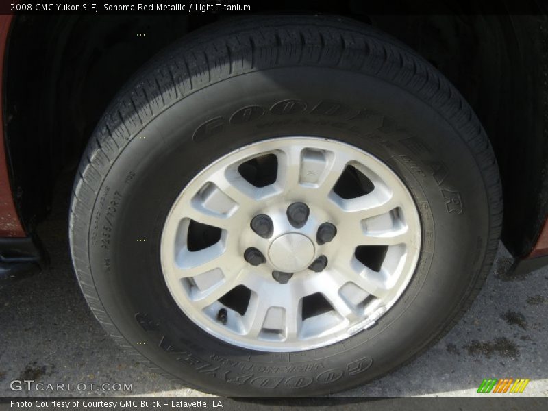 Sonoma Red Metallic / Light Titanium 2008 GMC Yukon SLE