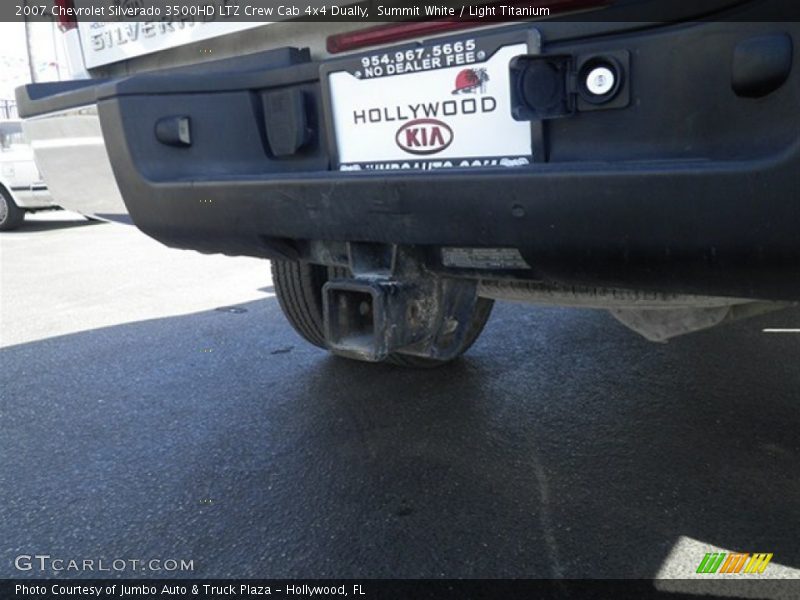 Summit White / Light Titanium 2007 Chevrolet Silverado 3500HD LTZ Crew Cab 4x4 Dually