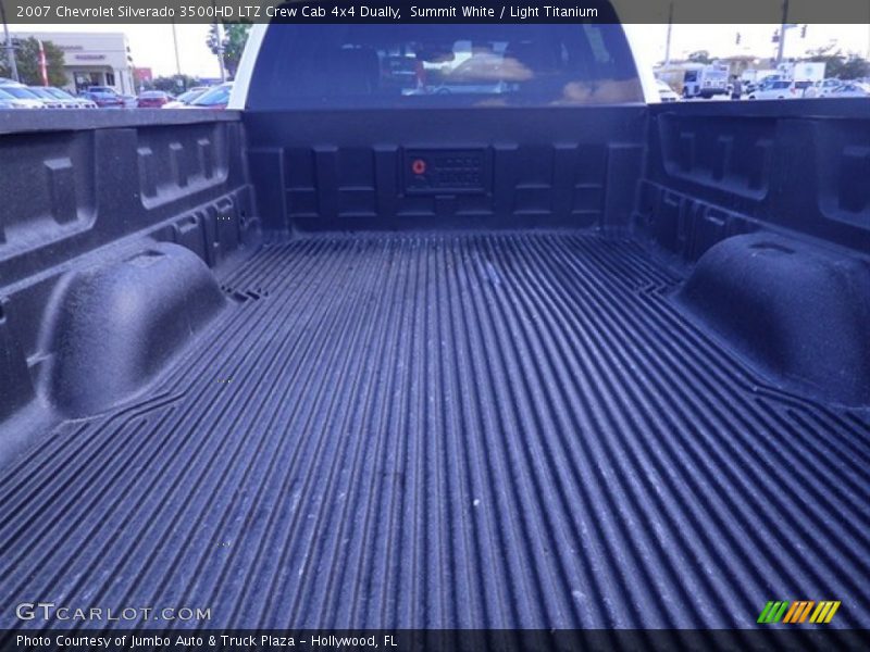 Summit White / Light Titanium 2007 Chevrolet Silverado 3500HD LTZ Crew Cab 4x4 Dually