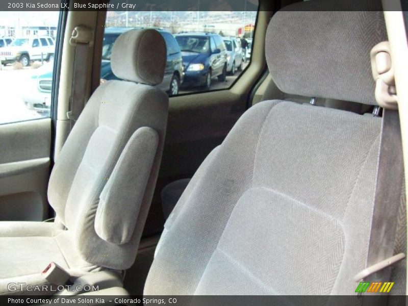 Blue Sapphire / Gray 2003 Kia Sedona LX