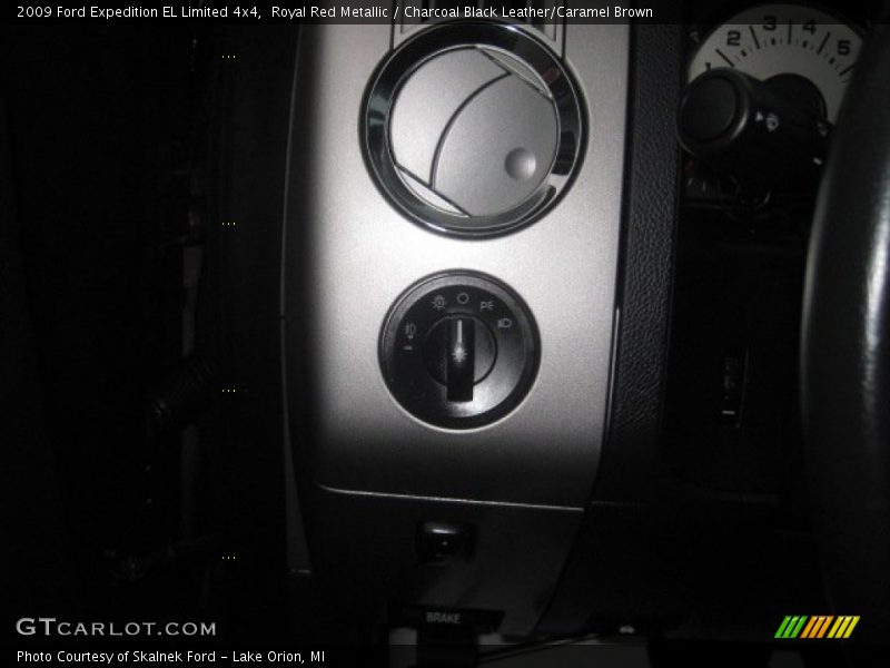 Royal Red Metallic / Charcoal Black Leather/Caramel Brown 2009 Ford Expedition EL Limited 4x4
